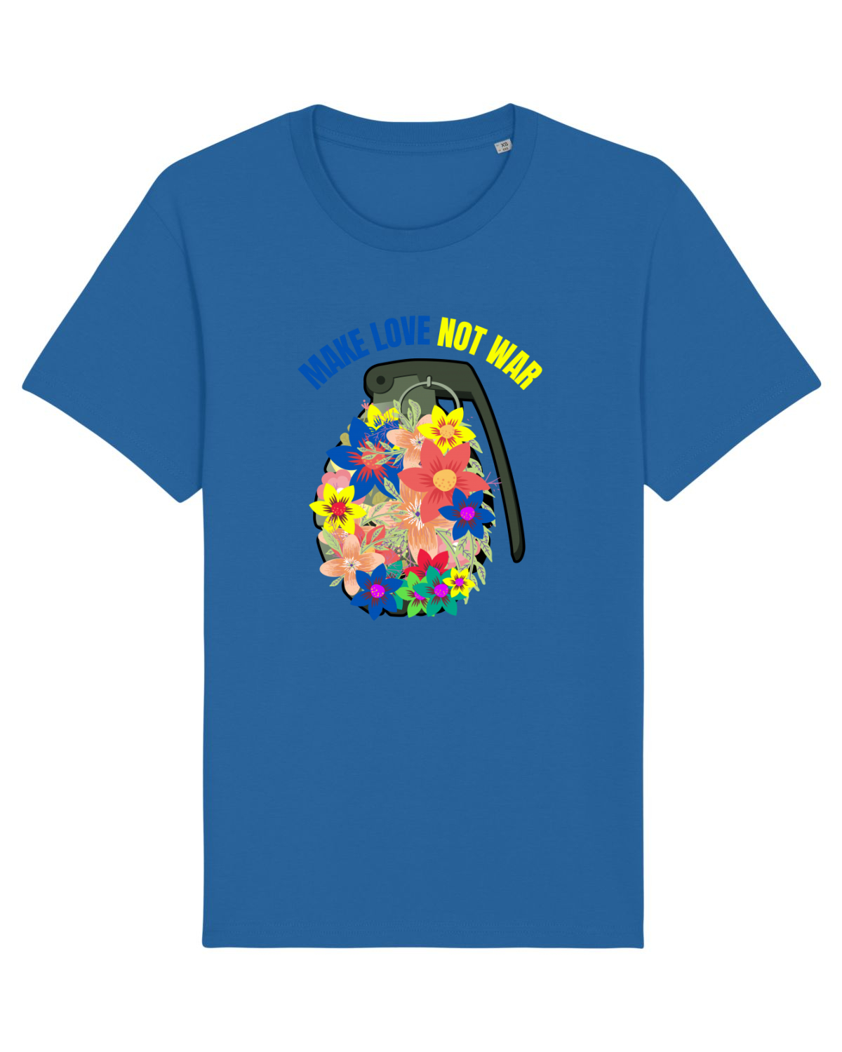 Tricou mânecă scurtă Unisex Rocker Royal Blue