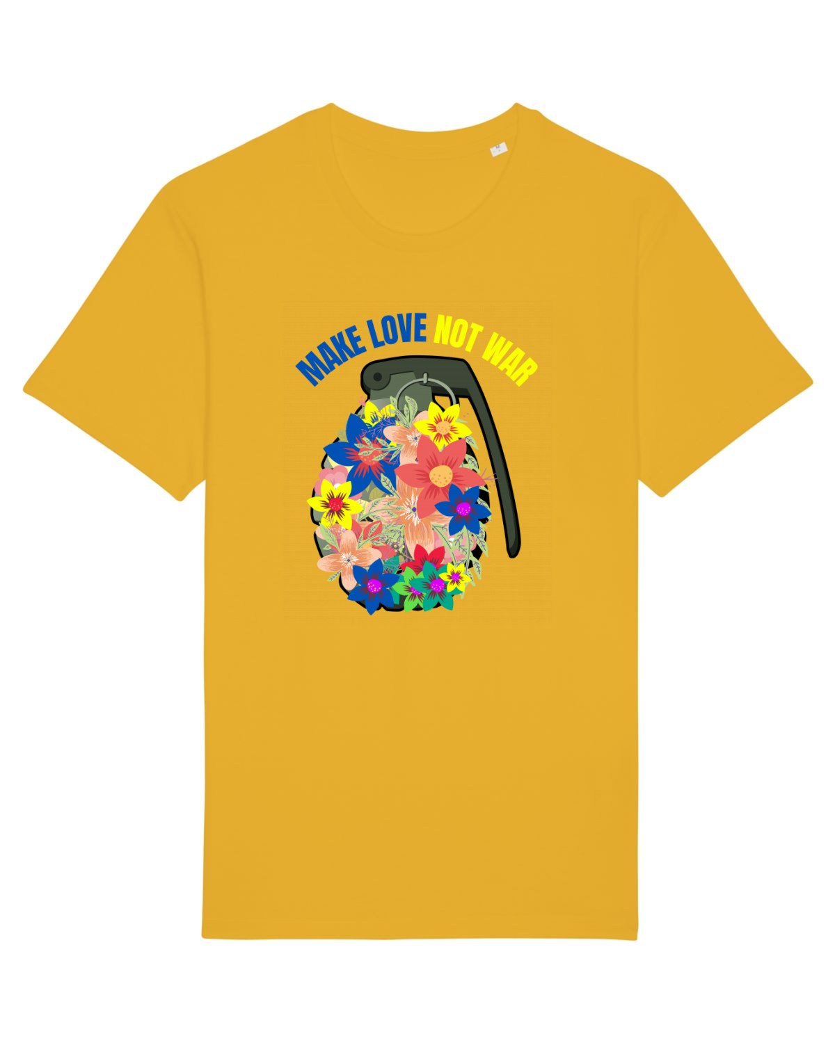 Tricou mânecă scurtă Unisex Rocker Spectra Yellow