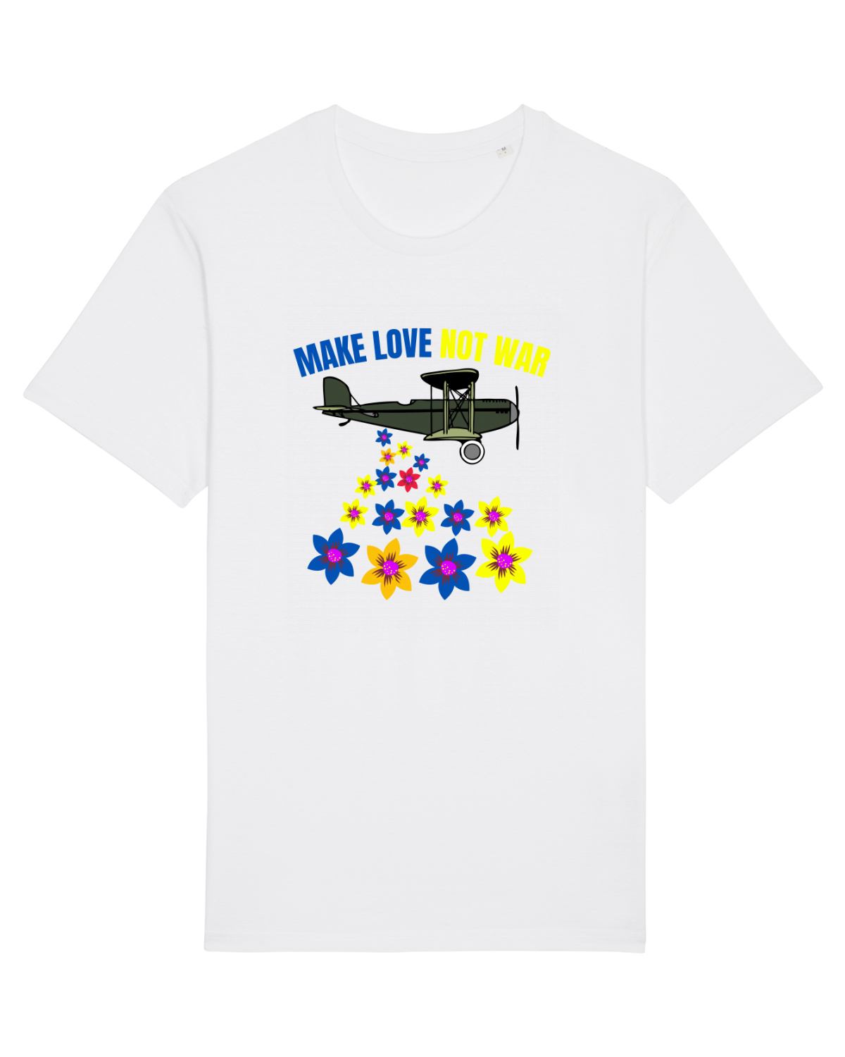 Tricou mânecă scurtă Unisex Rocker White