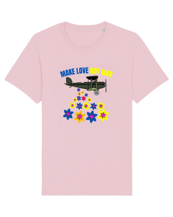 Make Love Not War Cotton Pink