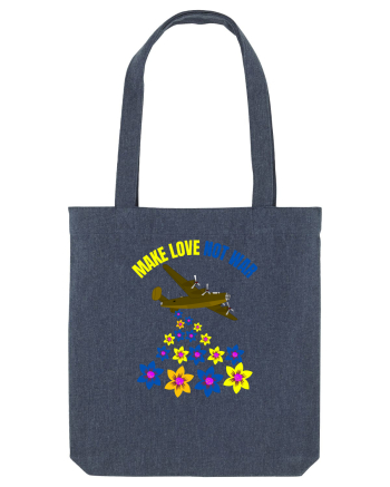 Make Love Not War Midnight Blue