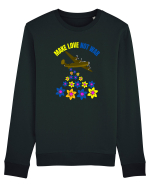 Make Love Not War Bluză mânecă lungă Unisex Rise
