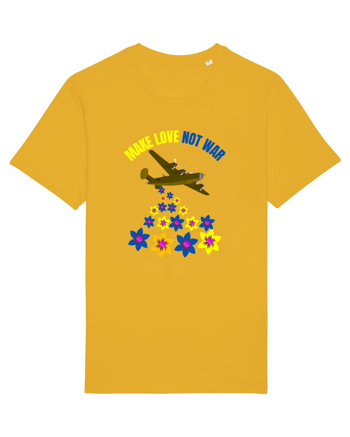 Tricou mânecă scurtă Unisex Rocker Spectra Yellow