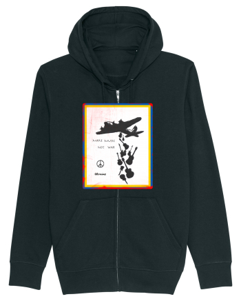 Make music not war Black