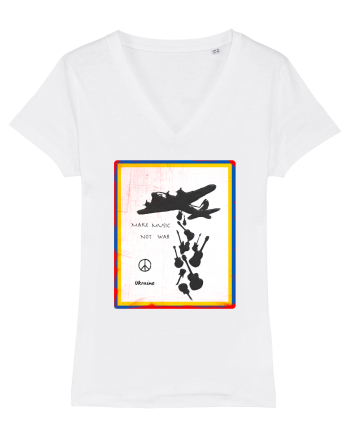 Make music not war White
