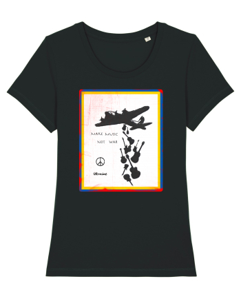 Make music not war Black