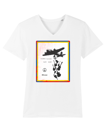 Make music not war White