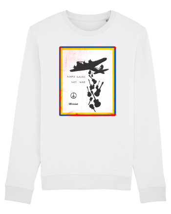 Make music not war White