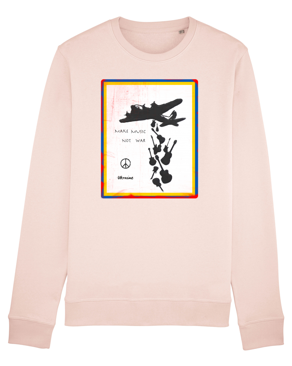 Bluză mânecă lungă Unisex Rise Candy Pink