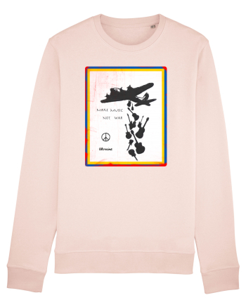 Make music not war Candy Pink