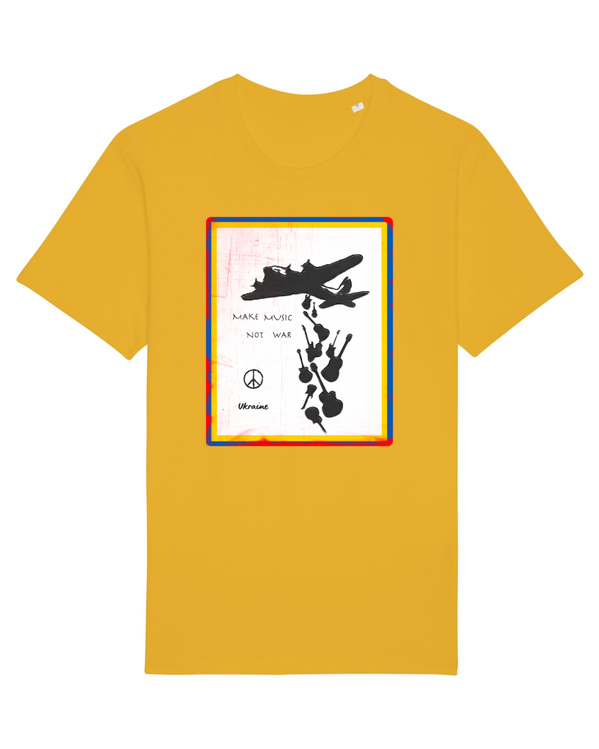 Tricou mânecă scurtă Unisex Rocker Spectra Yellow