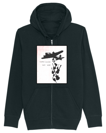 Make music not war Black