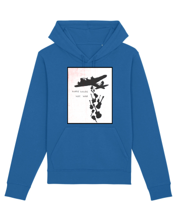 Make music not war Royal Blue