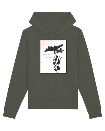 Make music not war Khaki