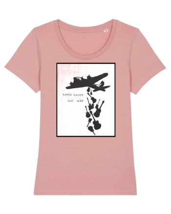 Make music not war Canyon Pink