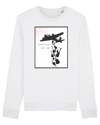 Make music not war White
