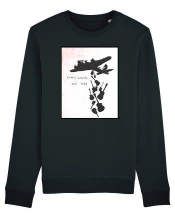 Make music not war Black