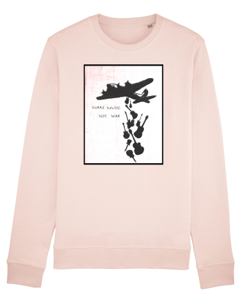 Make music not war Candy Pink
