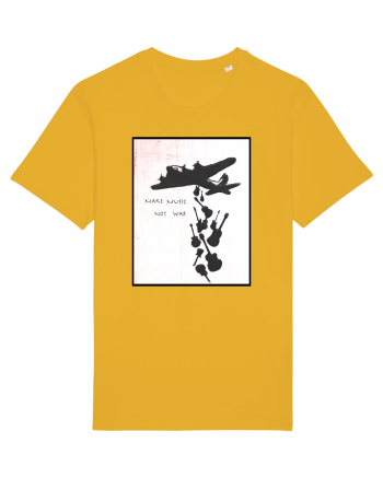 Make music not war Spectra Yellow