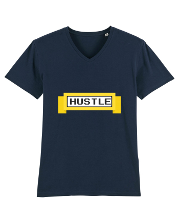 Hustle Hard French Navy