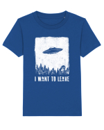 I want to leave Tricou mânecă scurtă  Copii Mini Creator