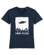 I want to leave Tricou mânecă scurtă guler V Bărbat Presenter