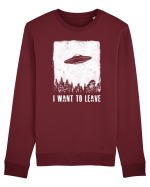 I want to leave Bluză mânecă lungă Unisex Rise
