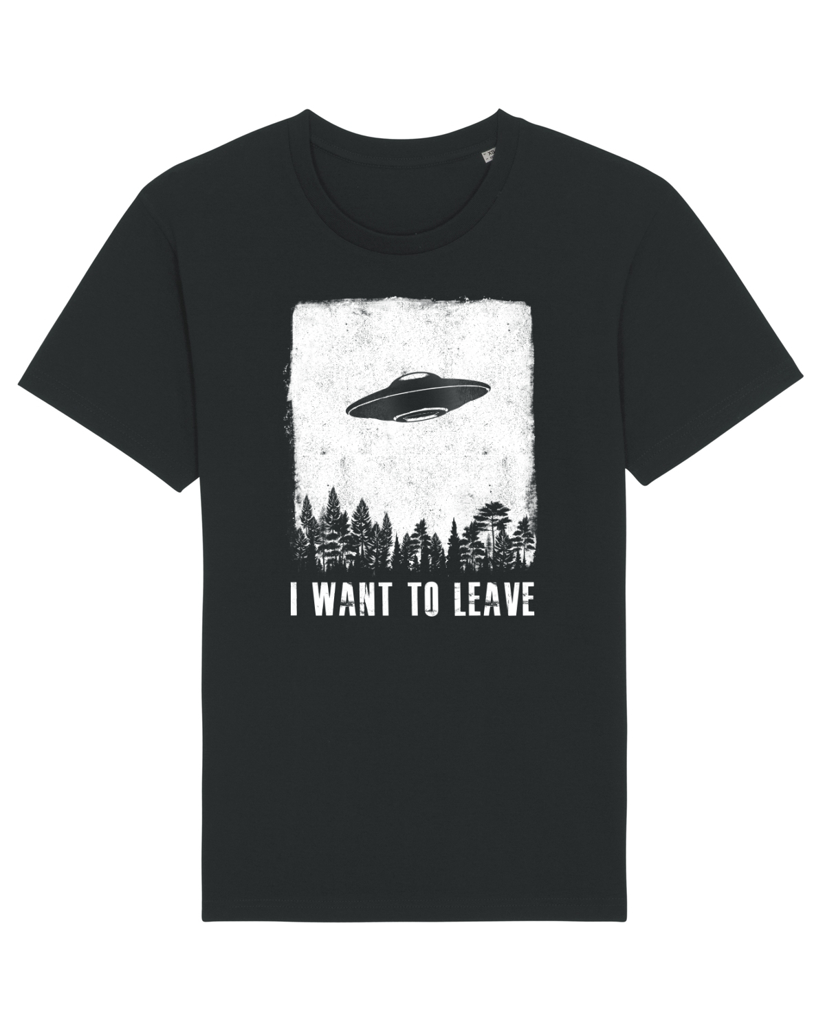 Tricou mânecă scurtă Unisex Rocker Black