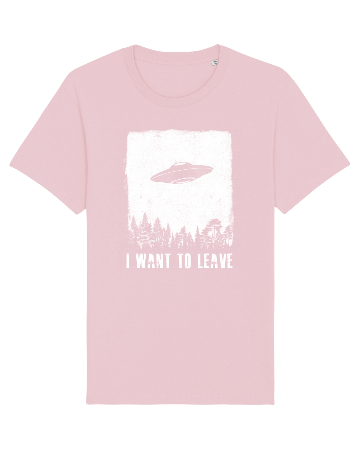 Tricou mânecă scurtă Unisex Rocker Cotton Pink