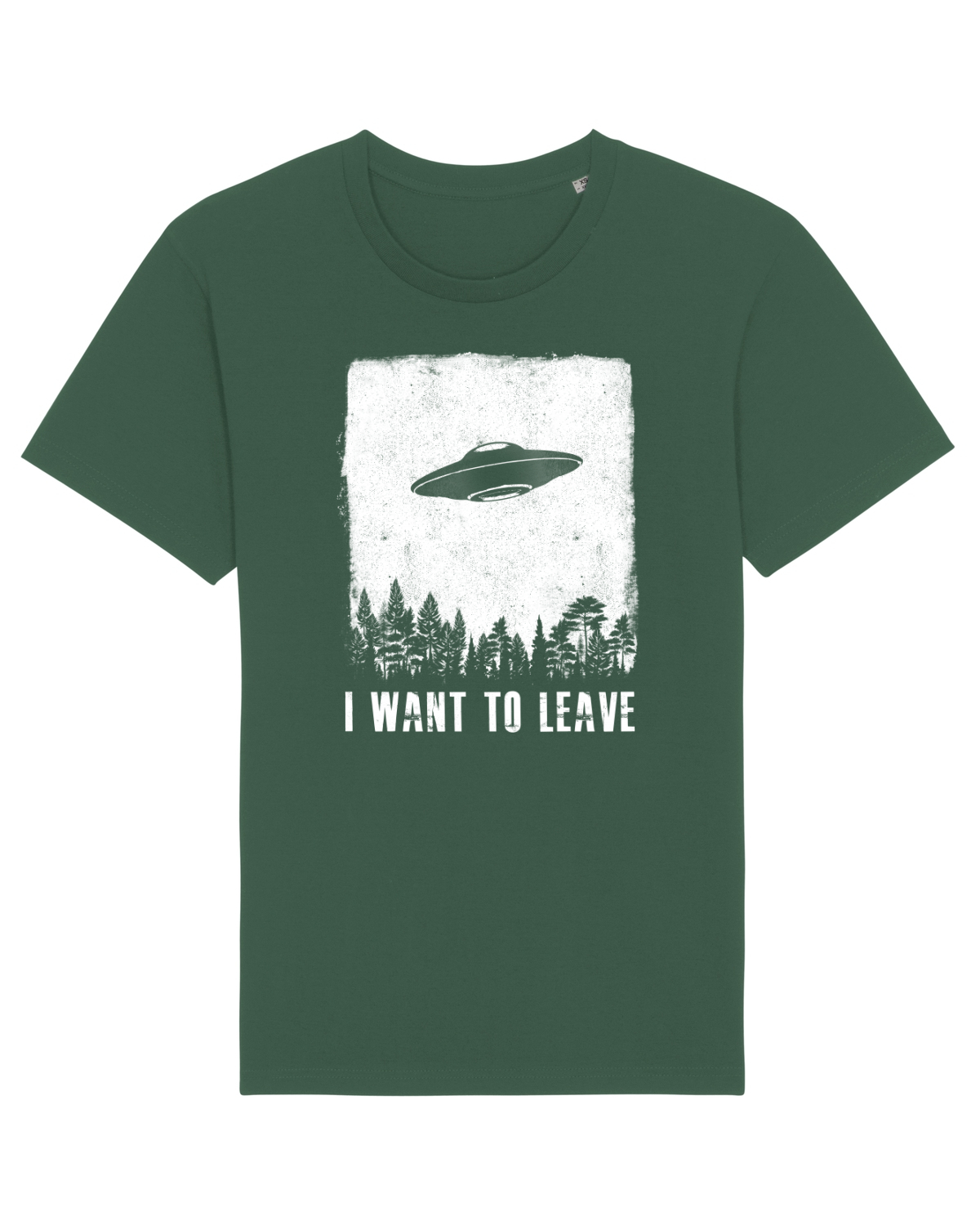 Tricou mânecă scurtă Unisex Rocker Bottle Green
