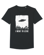 I want to leave Tricou mânecă scurtă guler larg Bărbat Skater