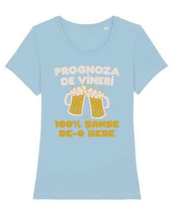 Prognoza de vineri: 100% șanse de-o bere Sky Blue