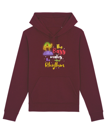 The bass makes the rhythm Burgundy
