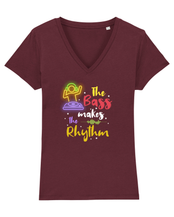 The bass makes the rhythm Burgundy