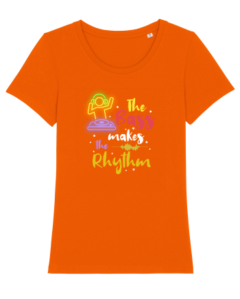 The bass makes the rhythm Bright Orange