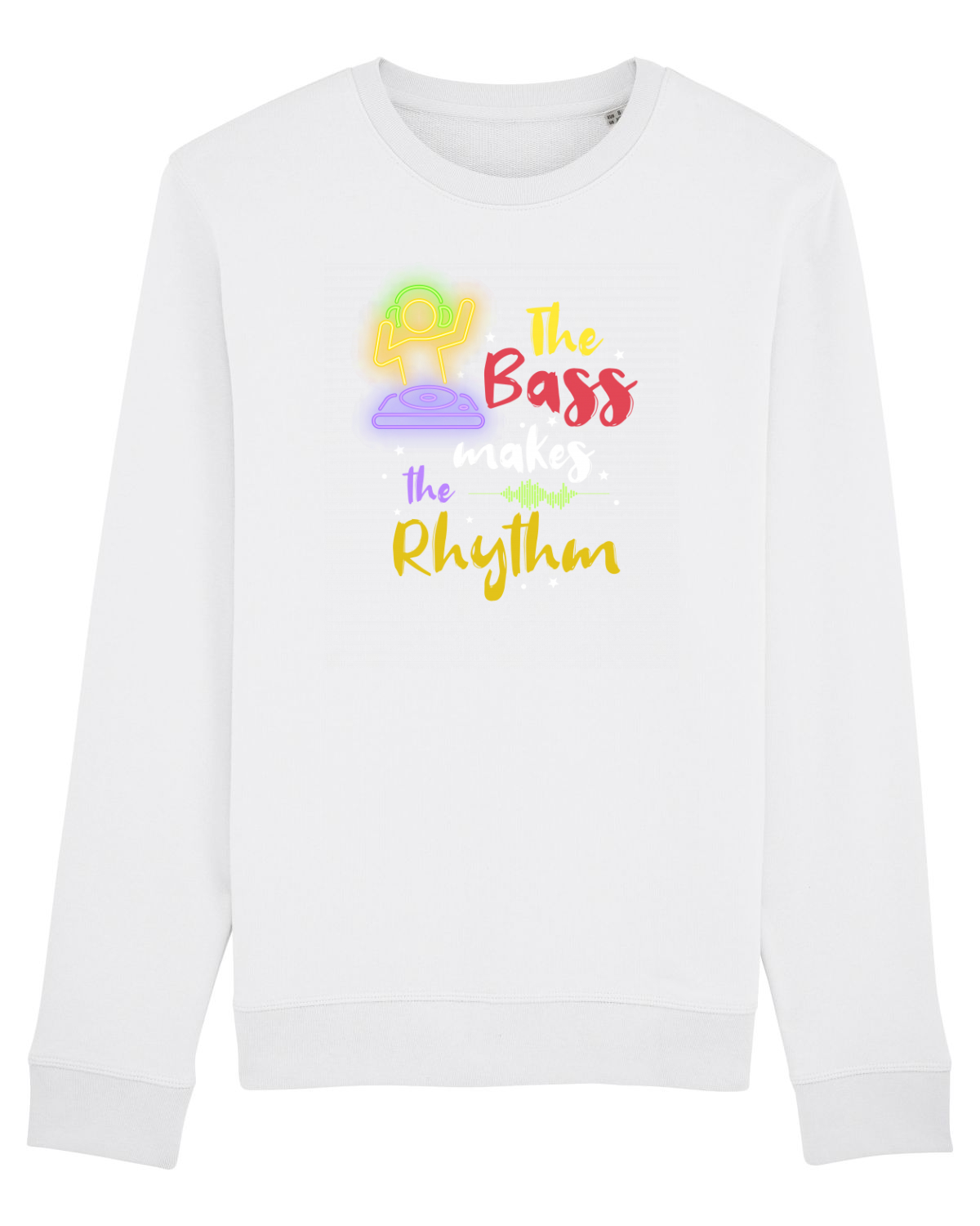 Bluză mânecă lungă Unisex Rise White