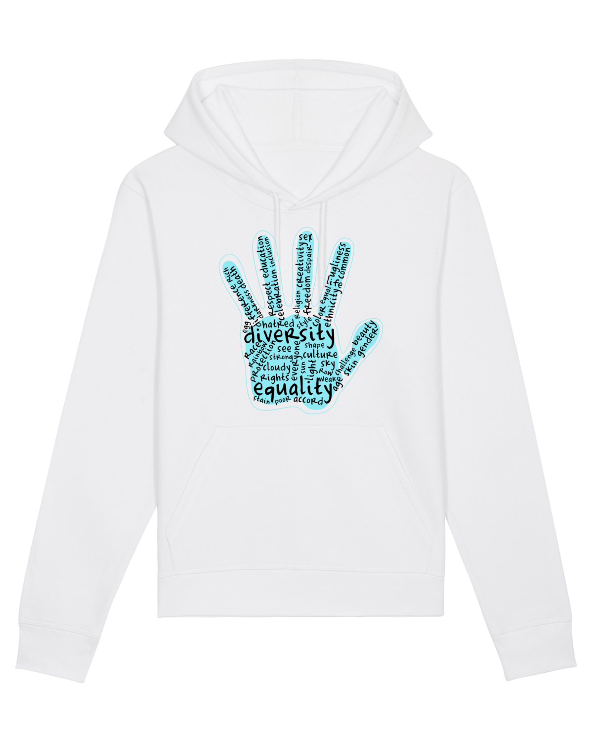 Hanorac Unisex Drummer White