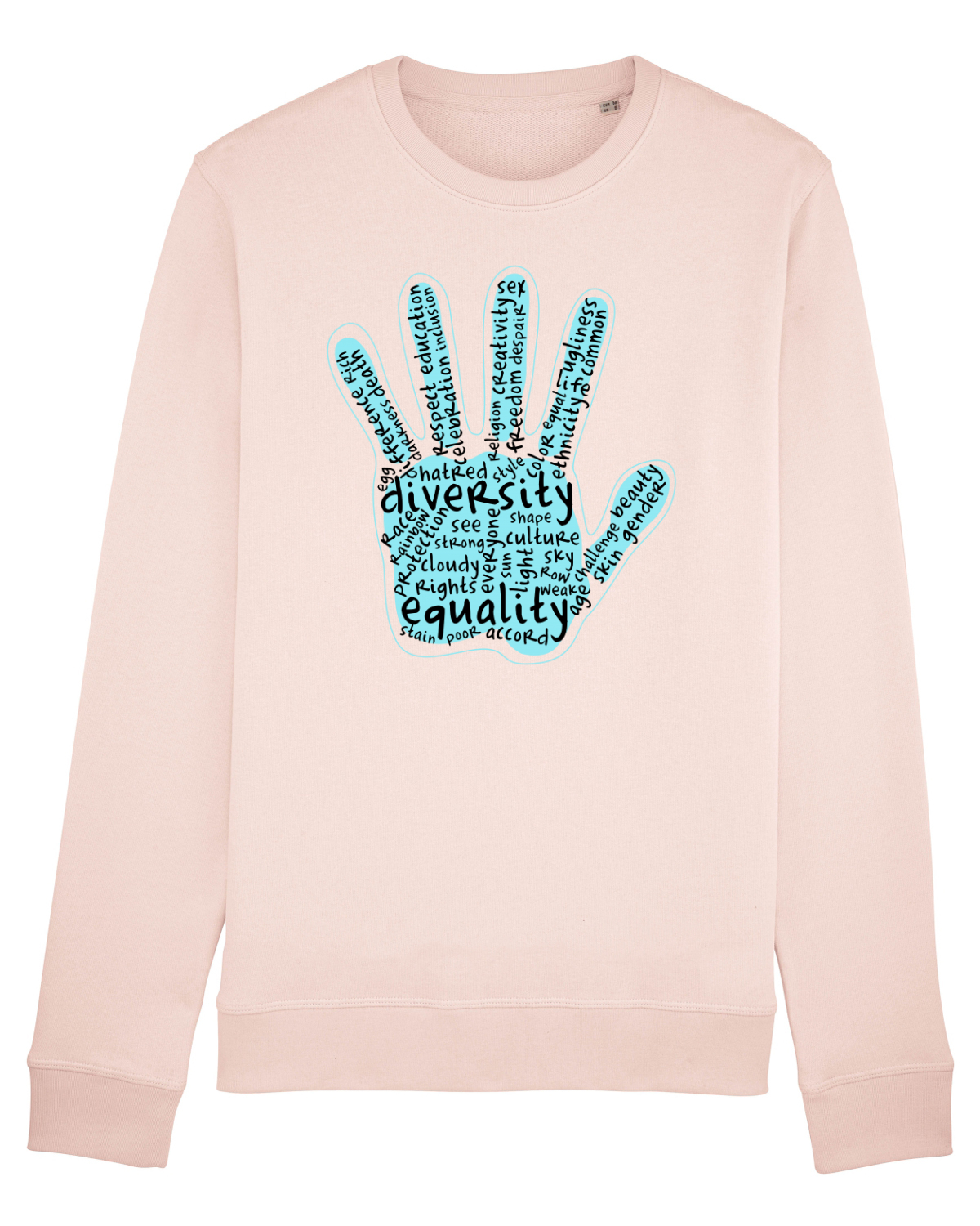 Bluză mânecă lungă Unisex Rise Candy Pink