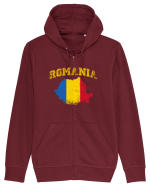 Romania Hanorac cu fermoar Unisex Connector