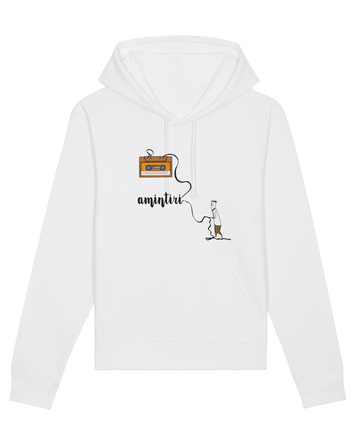 Hanorac Unisex Drummer White
