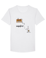 Amintiri Retro Tricou mânecă scurtă guler larg Bărbat Skater