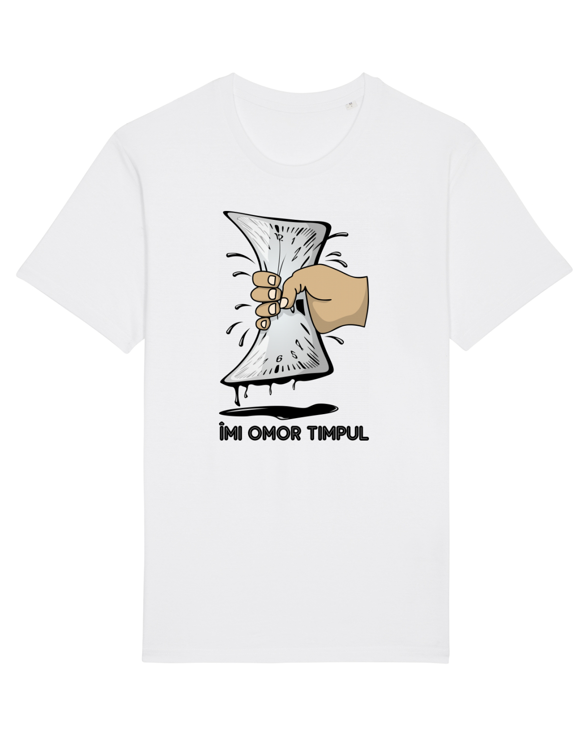 Tricou mânecă scurtă Unisex Rocker White