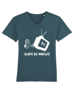 Scapă de panică! Tricou mânecă scurtă guler V Bărbat Presenter