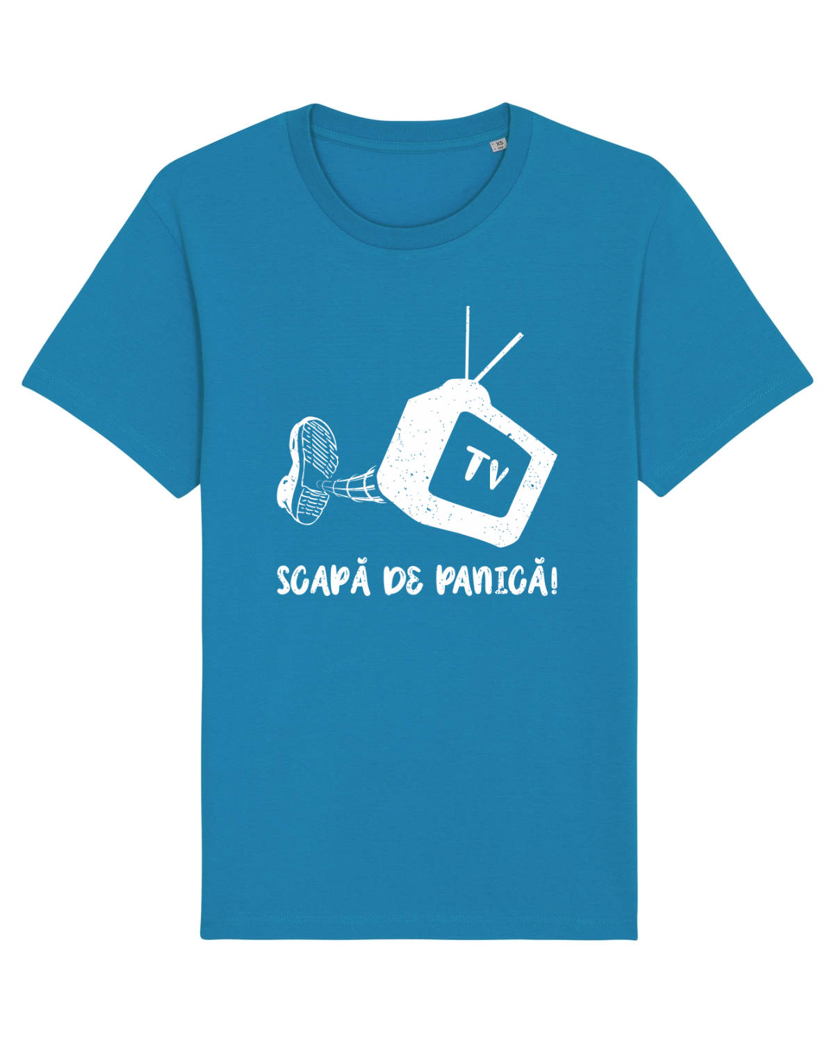 Tricou mânecă scurtă Unisex Rocker Azur