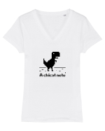A chicat netu' Tricou mânecă scurtă guler V Damă Evoker