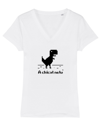 A chicat netu' White