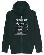 Checklist Hipsters Virus War Aliens Hanorac cu fermoar Unisex Connector