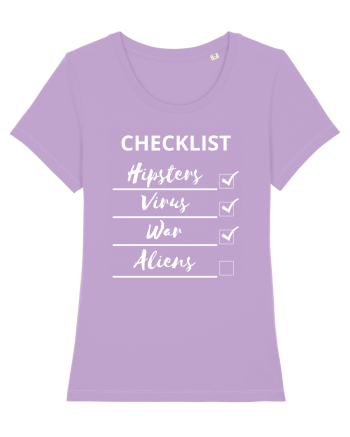 Checklist Hipsters Virus War Aliens Lavender Dawn