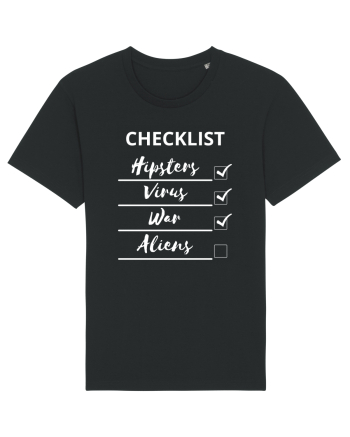 Checklist Hipsters Virus War Aliens Black