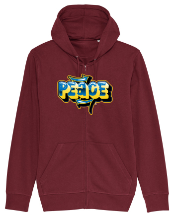 Peace Burgundy